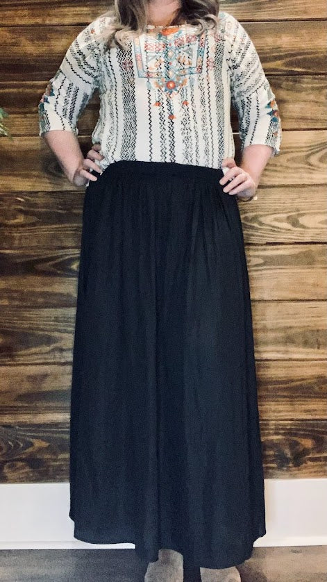 Long Skirt    ( 3 colors available) - Sweetwater Boutique
