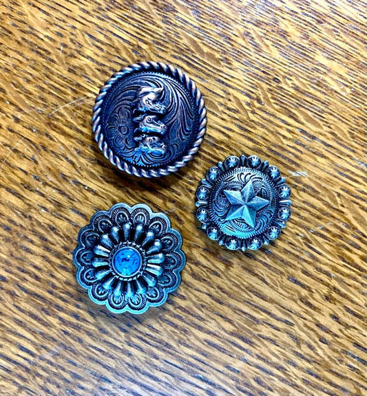 Western Conchos with Loops - Sweetwater Boutique