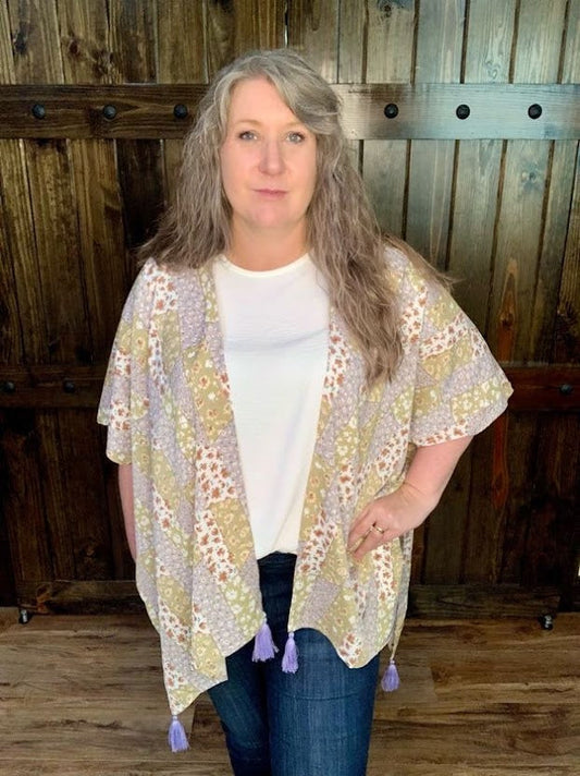 Green Kimono - Sweetwater Boutique