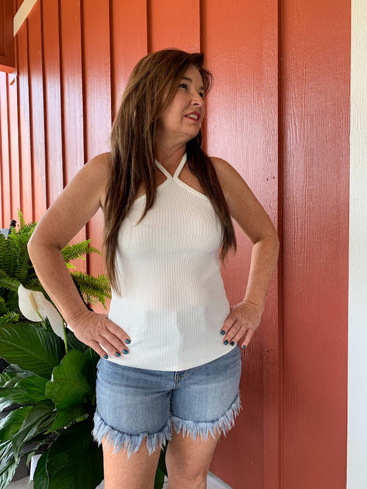 Criss Cross Tank - Sweetwater Boutique