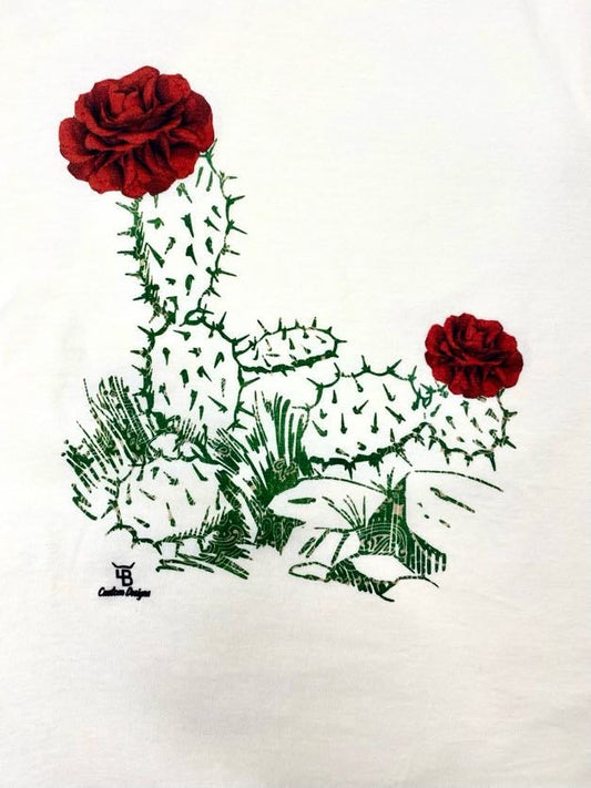 Cactus Rose Tee - Sweetwater Boutique