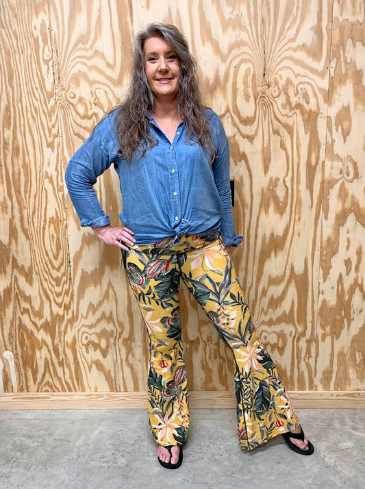 Curry Up Yoga Flare Pants!! - Sweetwater Boutique