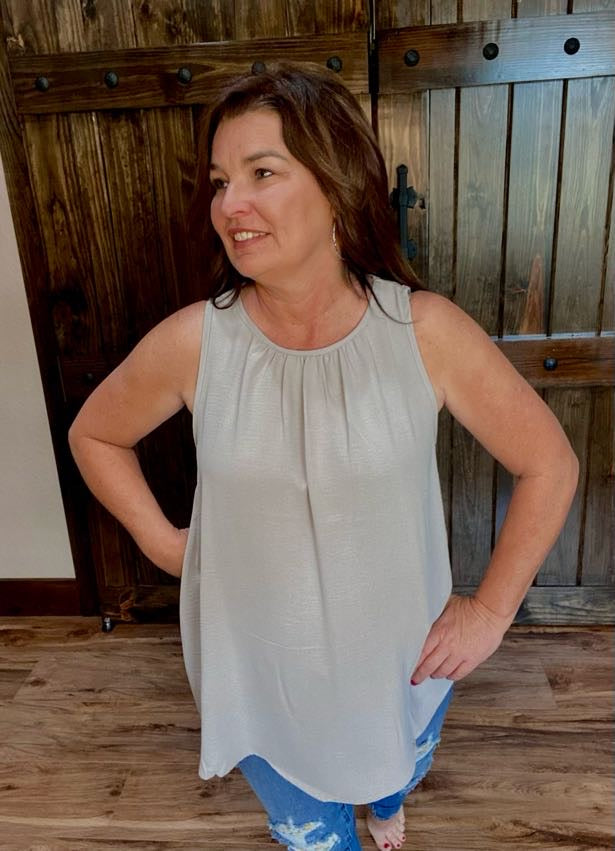 Simple Tank Blouse - Sweetwater Boutique