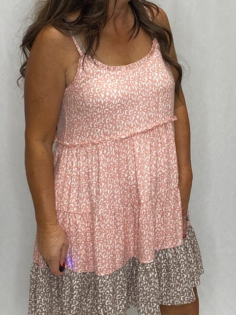 Blush Combo Dress - Sweetwater Boutique