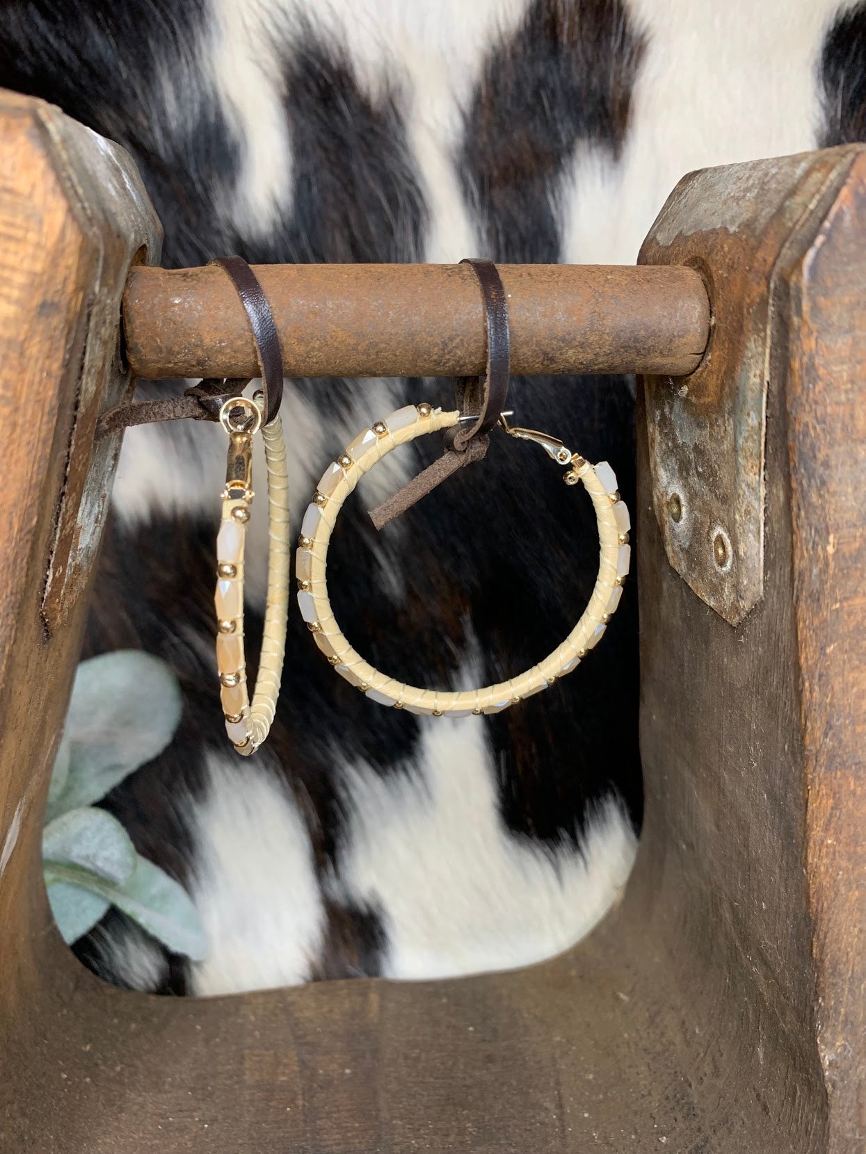 Beaded Hoops - Sweetwater Boutique