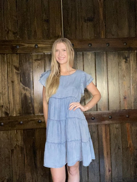 Country Denim Dress - Sweetwater Boutique