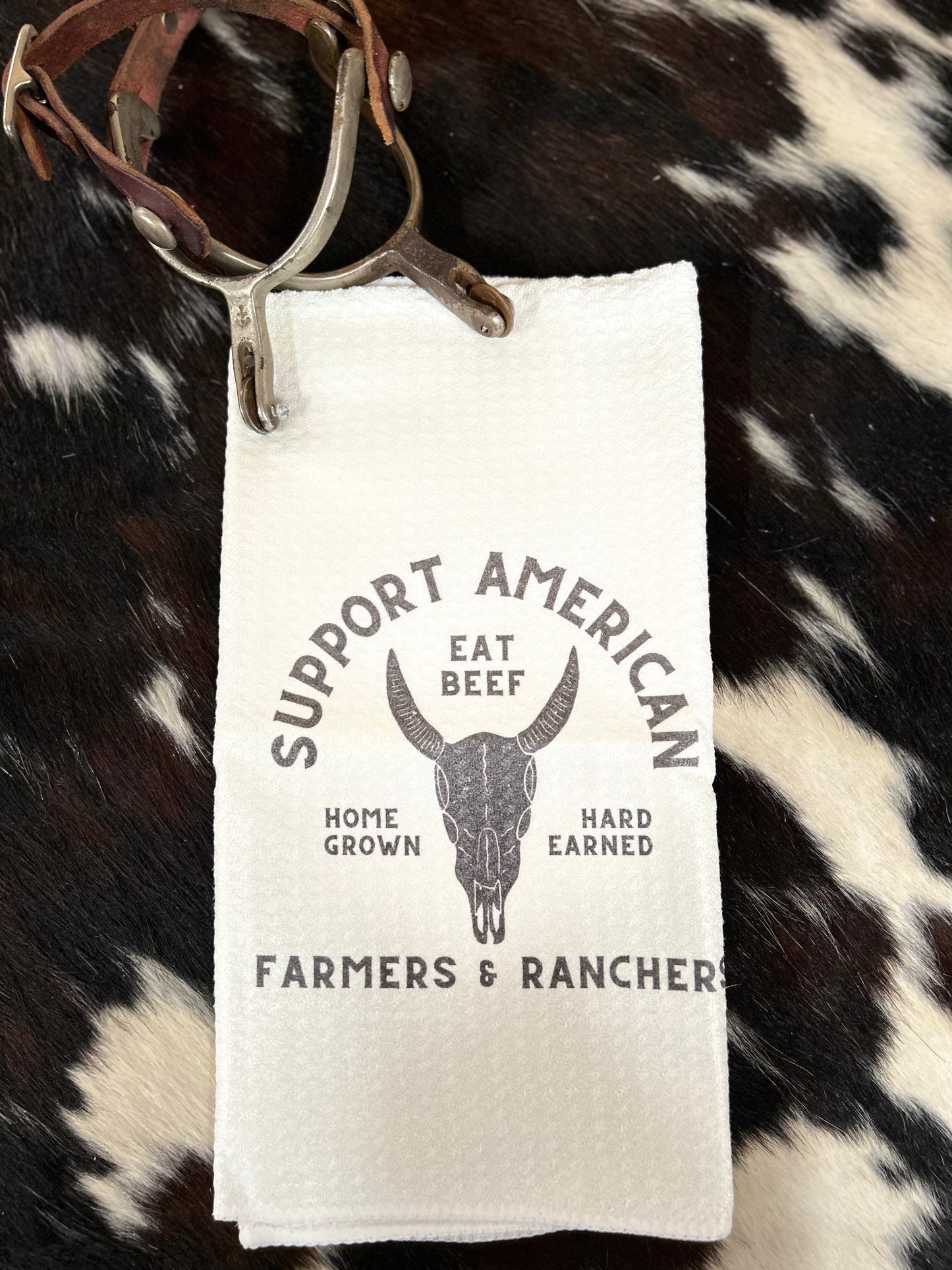 Support American Farmers and Ranchers Kitchen Towel - Sweetwater Boutique