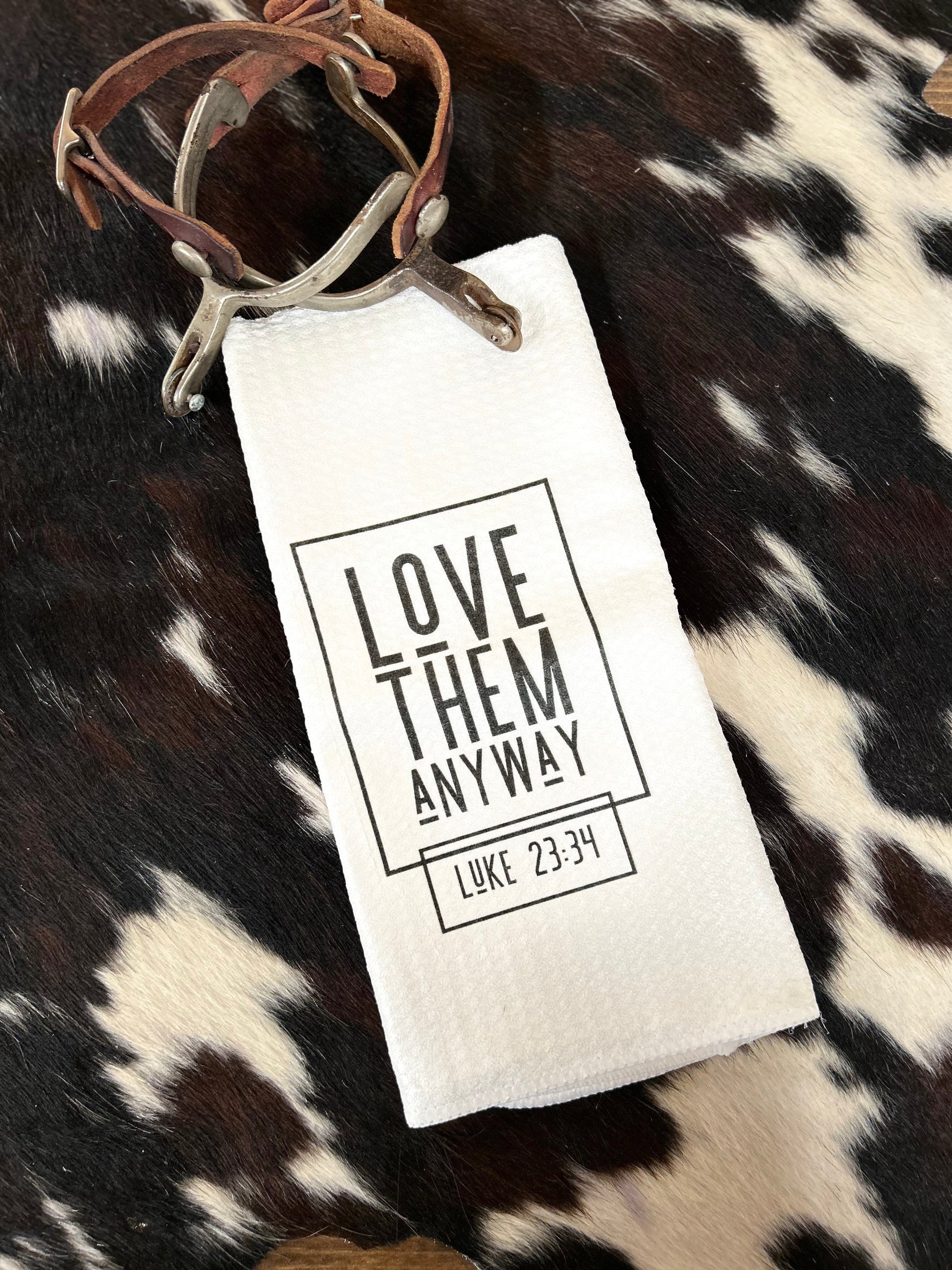 Love Them Anyway Kitchen Towel - Sweetwater Boutique