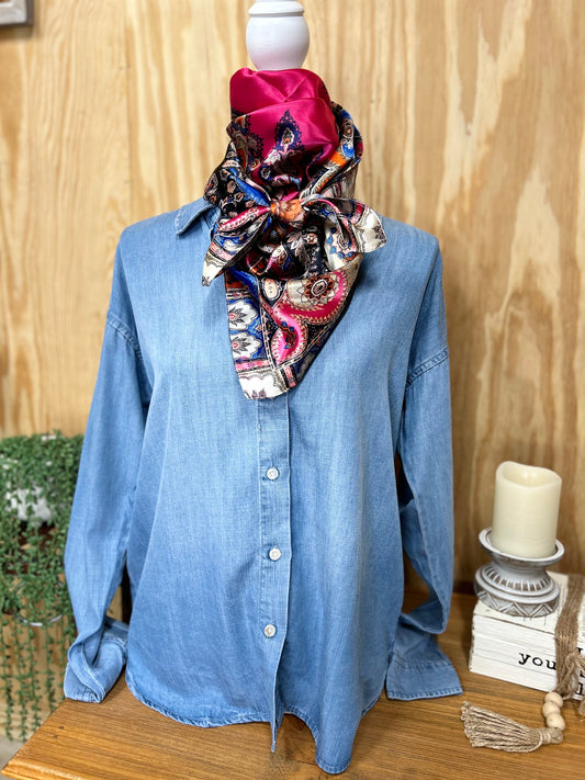 Hot Pink Paisley - Sweetwater Boutique